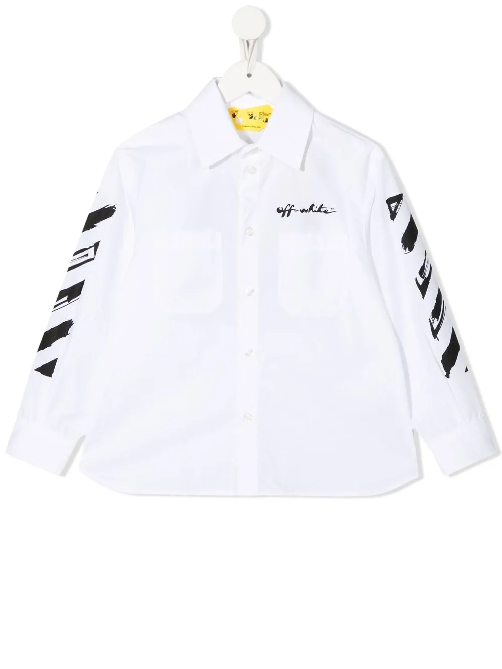 

Off-White Kids logo-print cotton shirt