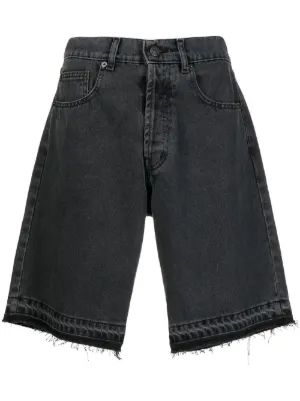 Shorts Farfetch Abbigliamento Pantaloni e jeans Shorts Pantaloncini Nero 