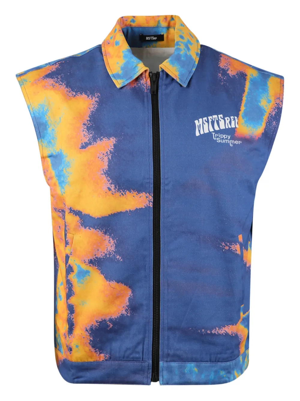 MSFTSrep Trippy Summer gilet | Blue | Image 1