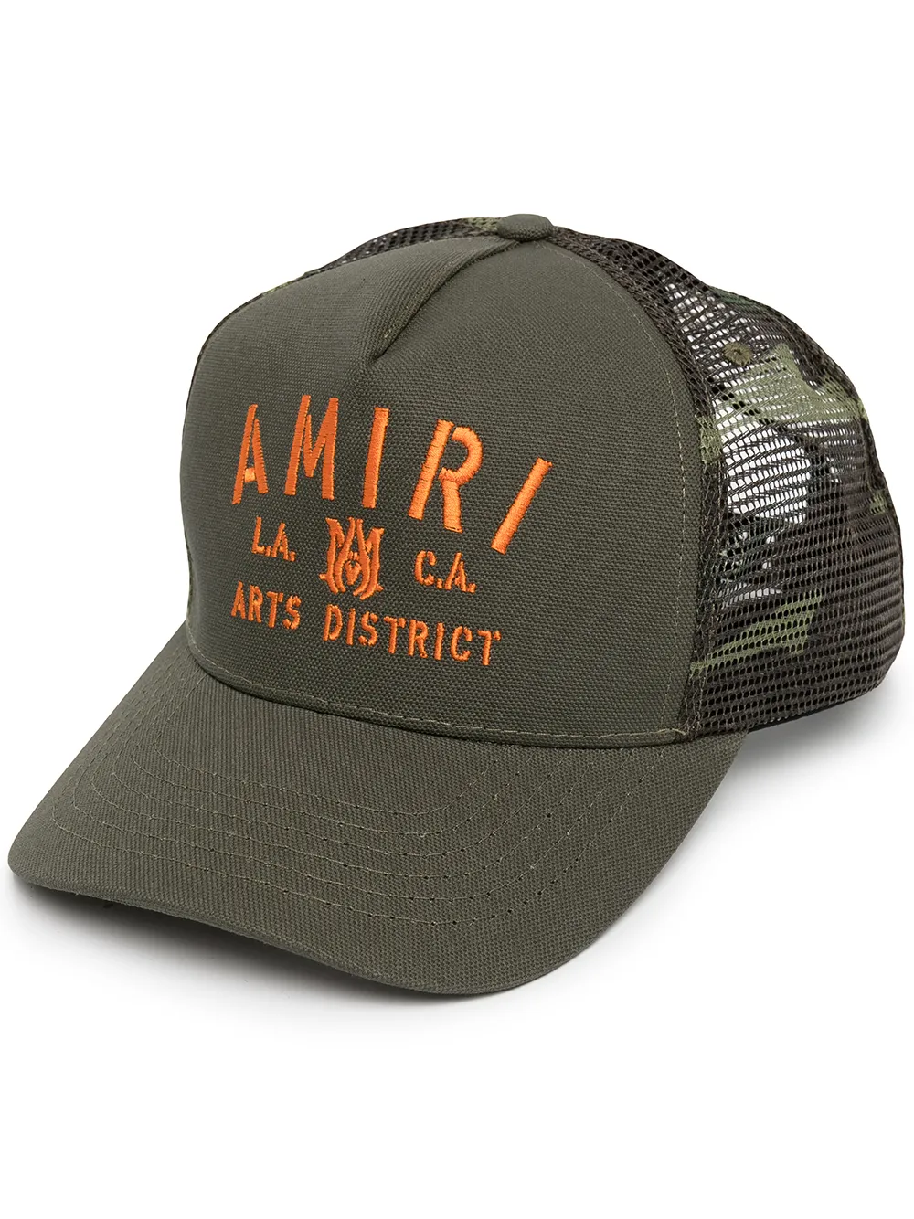 

AMIRI gorra con logo bordado - Verde