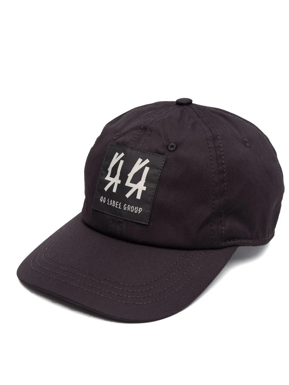 

44 LABEL GROUP logo-patch cap - Black