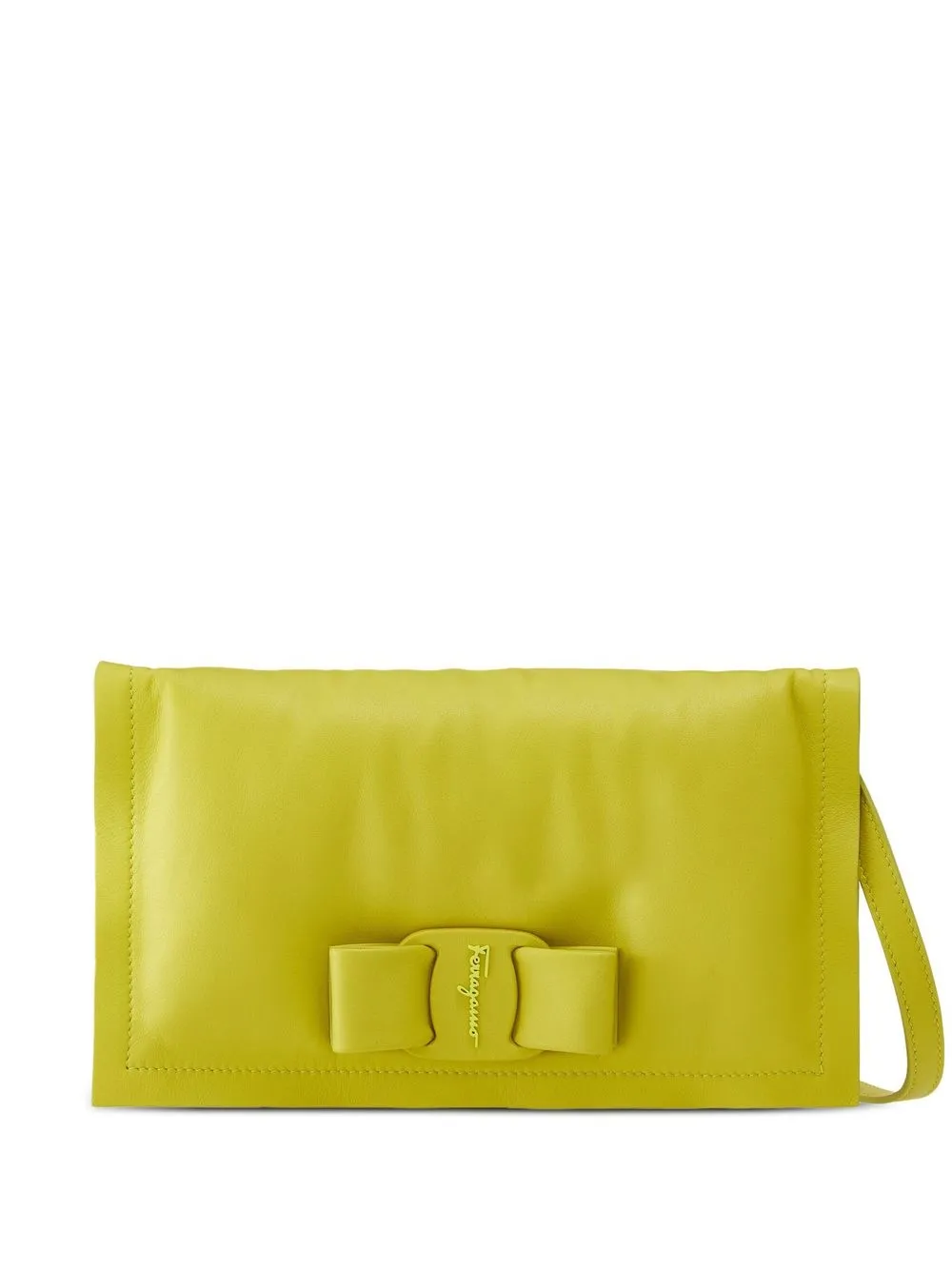 

Ferragamo Viva bow-detail mini bag - Yellow