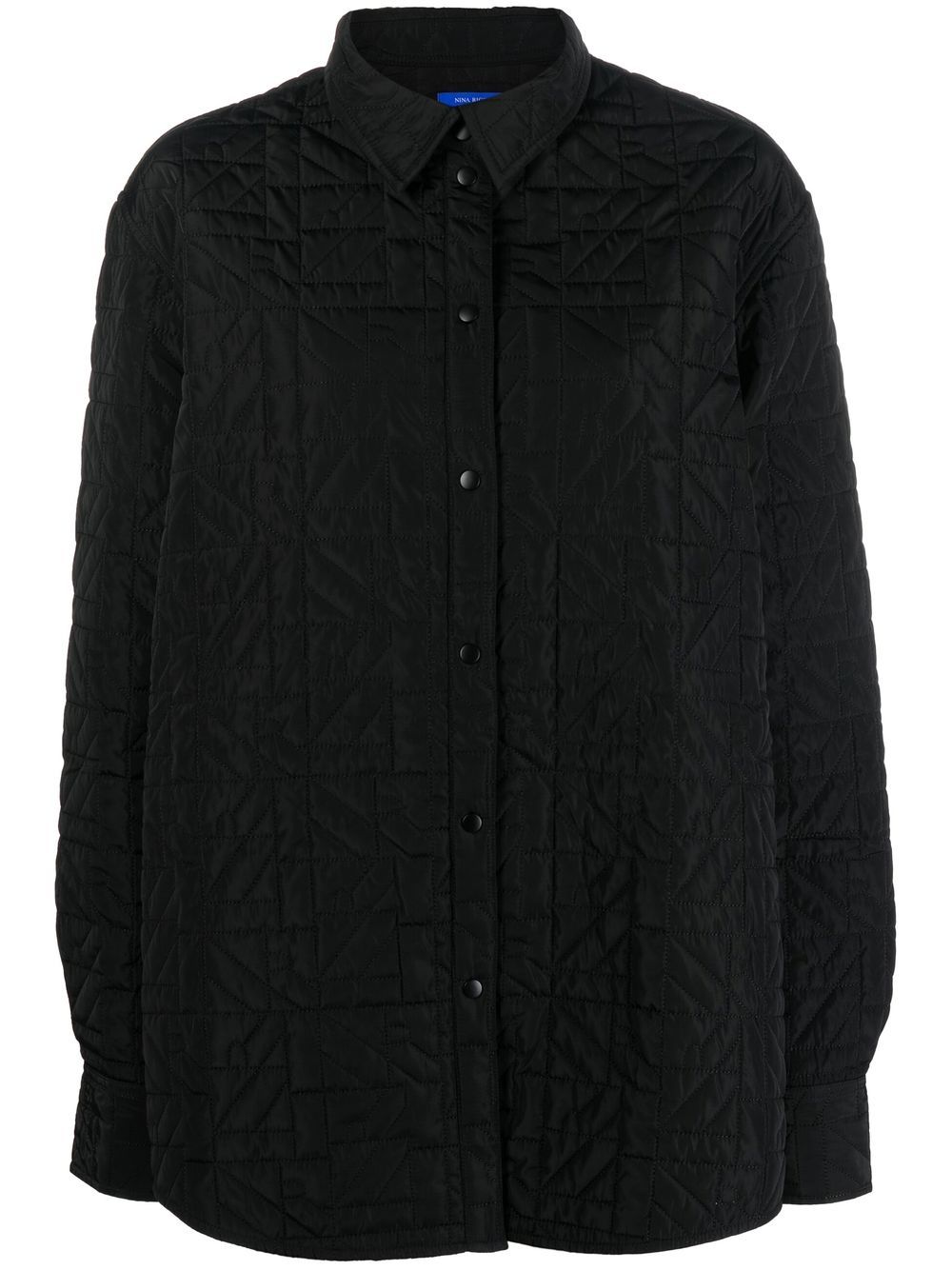 Image 1 of Nina Ricci quilted button-up shirt