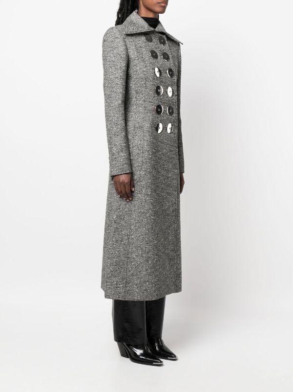 Burberry herringbone wool on sale blend tailored coat