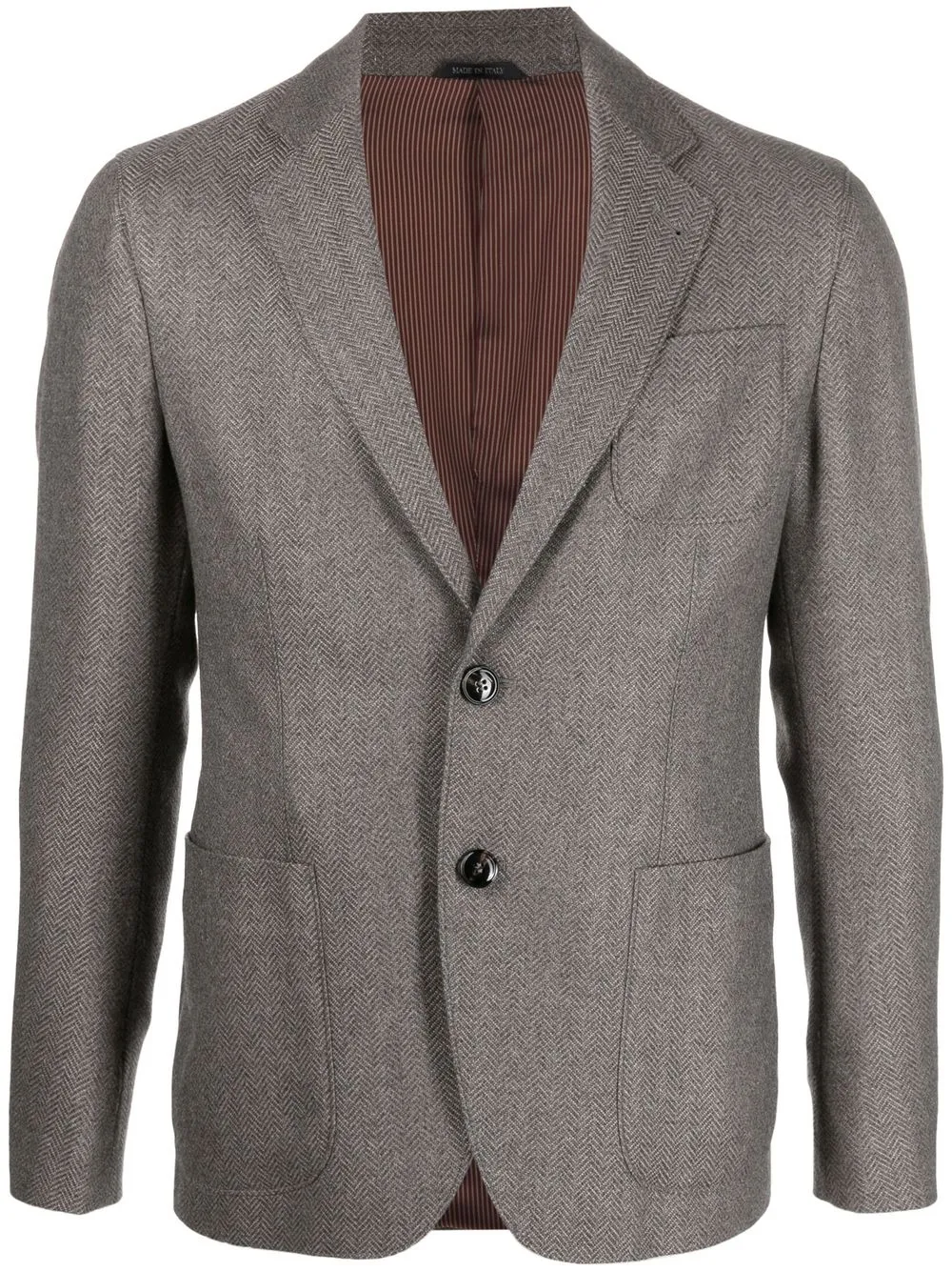 

Giorgio Armani single-breasted jacket - Grey