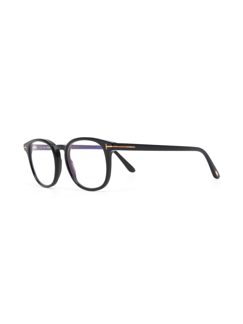 TOM FORD Eyewear Bril met rond montuur - Zwart