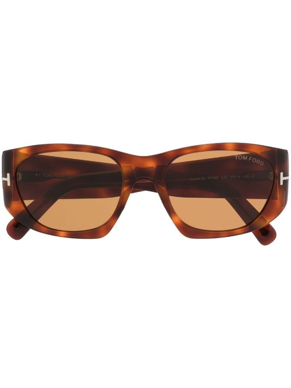 TOM FORD Eyewear tortoiseshell-effect square-frame Sunglasses - Farfetch