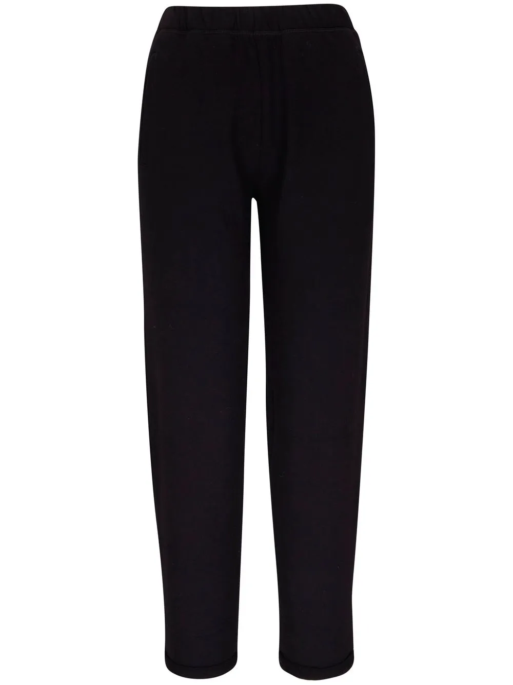 Majestic Rolled-cuff Cropped Pants In Schwarz