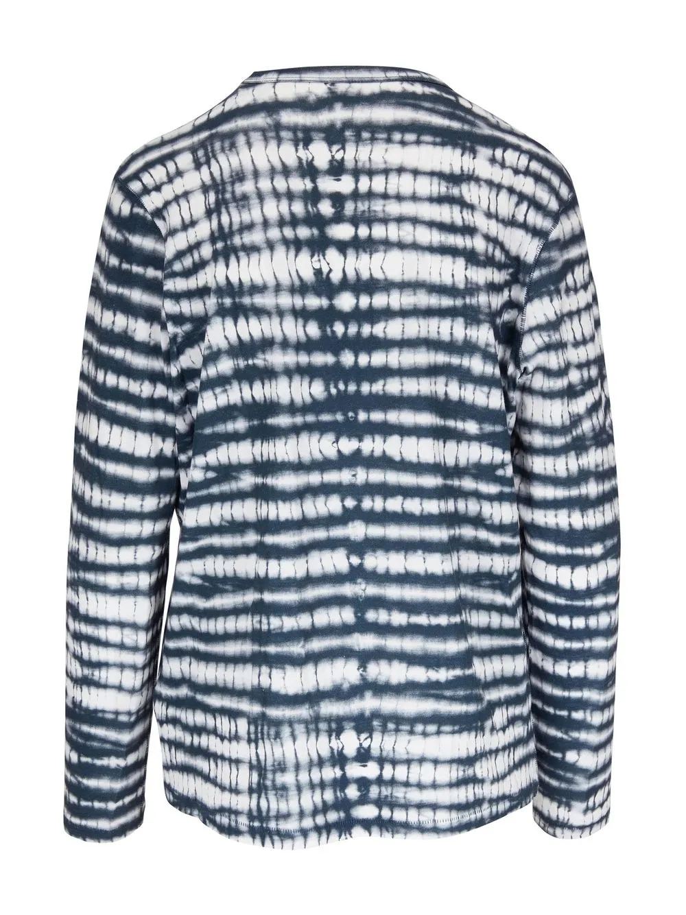 Majestic Filatures T-shirt met tie-dye print - Blauw