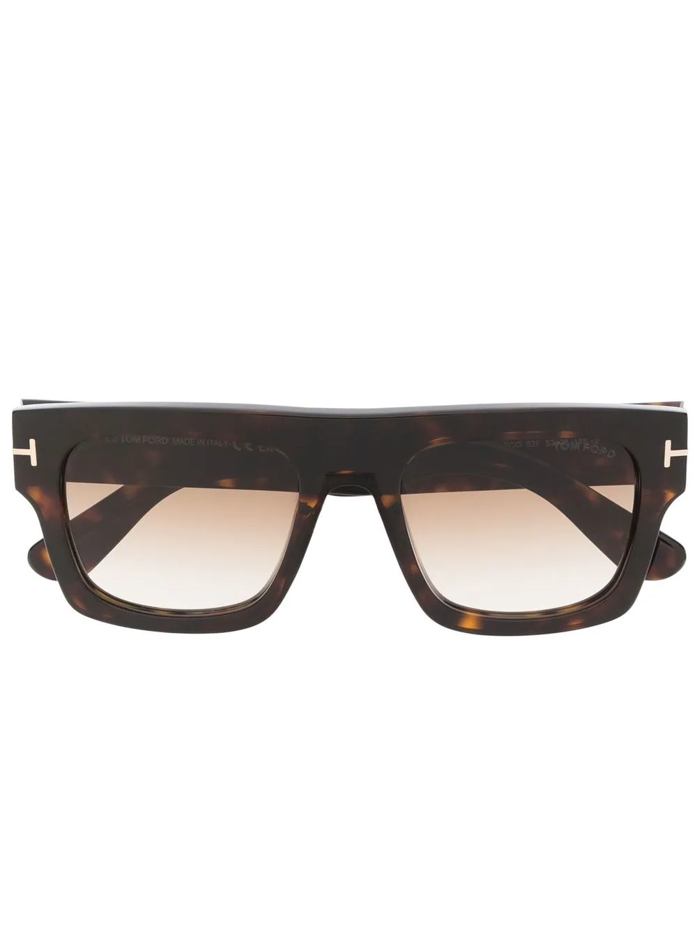 

TOM FORD Eyewear Fausto oversize-frame sunglasses - Brown