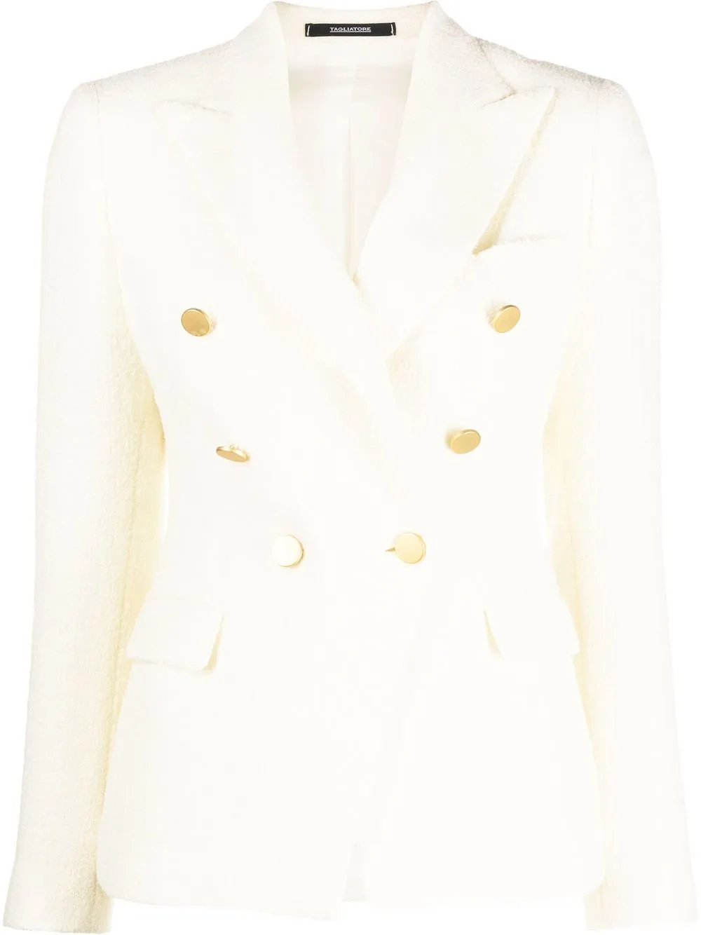 

Tagliatore blazer con doble botonadura - Blanco