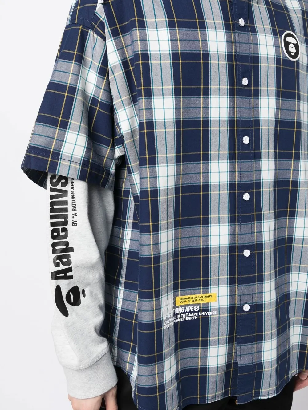 Affordable AAPE BY *A BATHING APE Aape Universe layered shirt Men