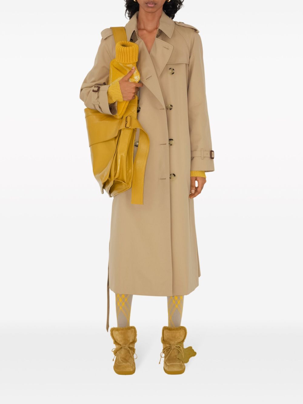 Affordable Burberry The Long Waterloo Heritage Trench Coat Women