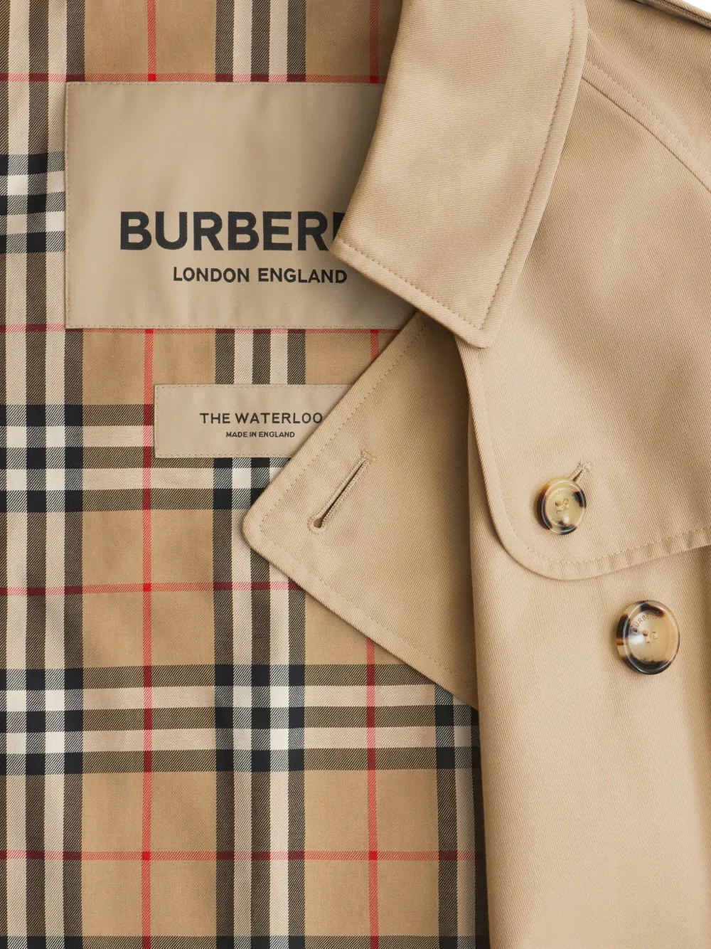 Burberry ロング ウォータールー ヘリテージ トレンチコート