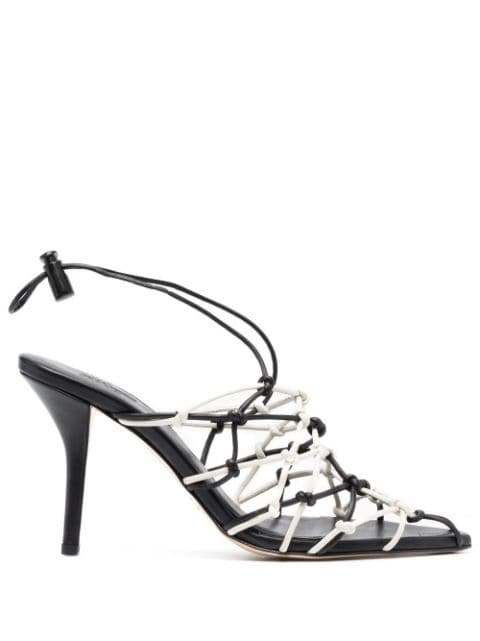 GIABORGHINI strappy pointed 100mm pumps