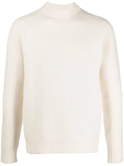 Jil Sander funnel neck wool jumper