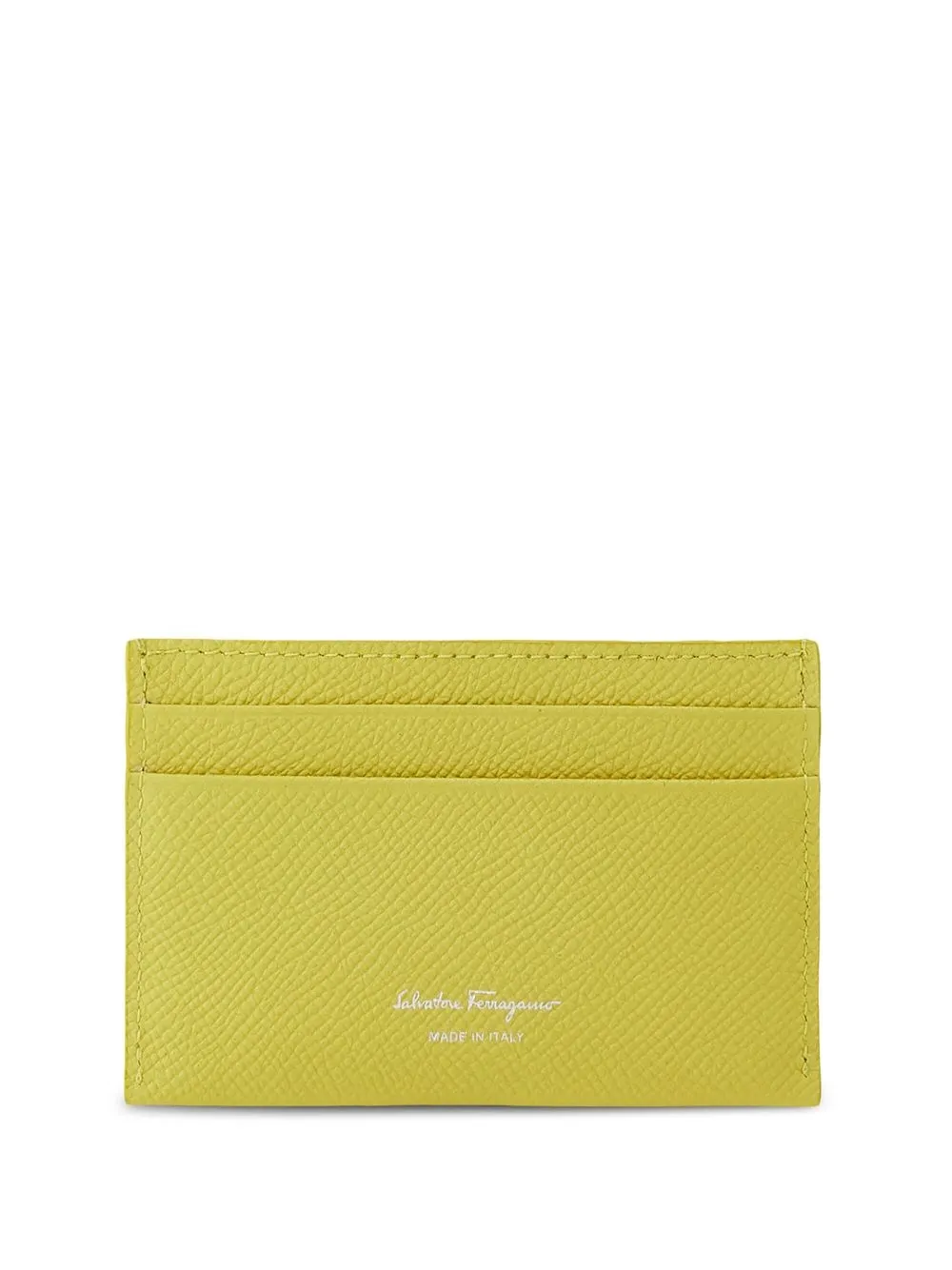 Ferragamo Gancini kaarthouder - Geel