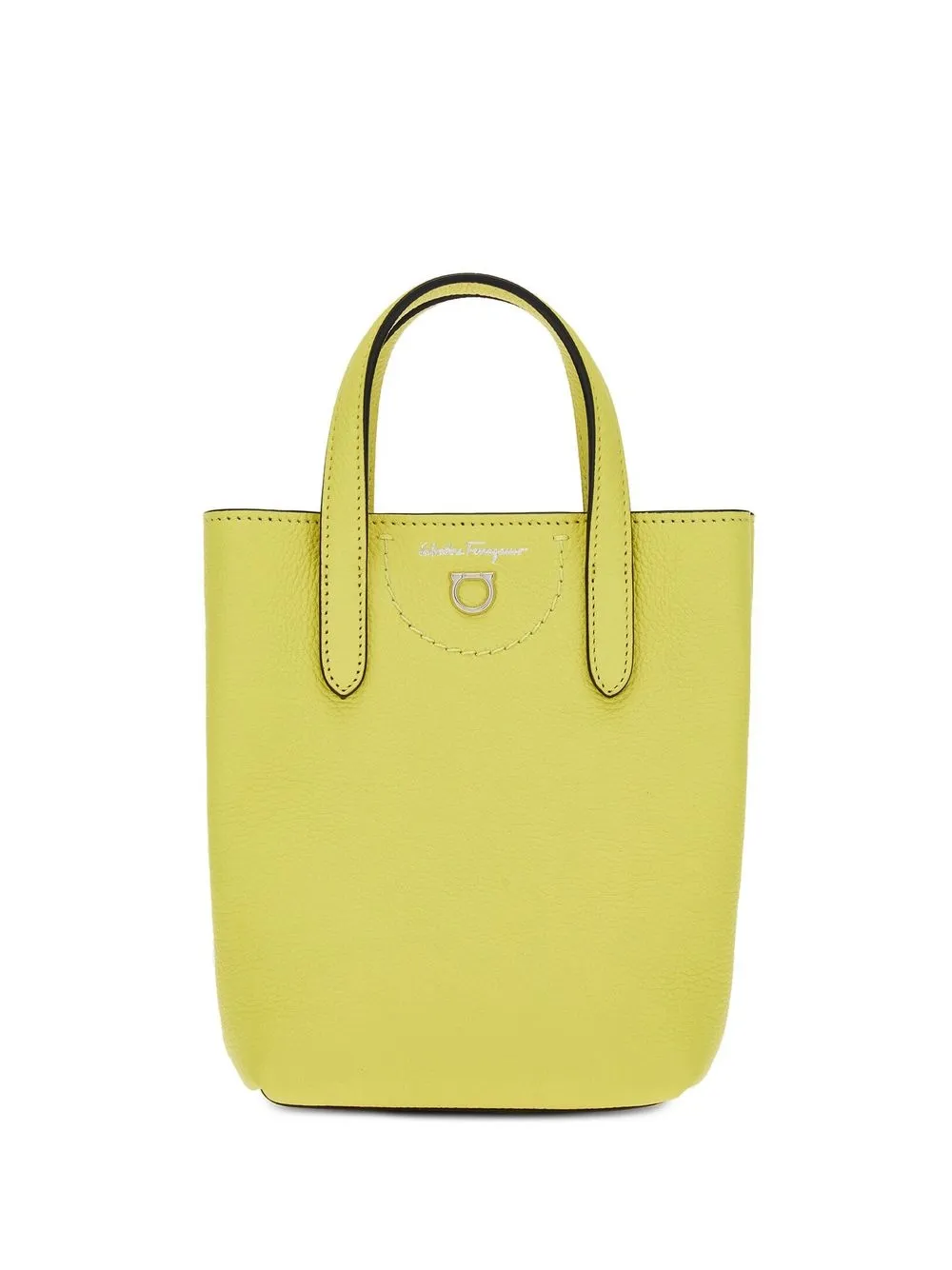 

Salvatore Ferragamo bolsa de hombro con logo Gancini - Amarillo