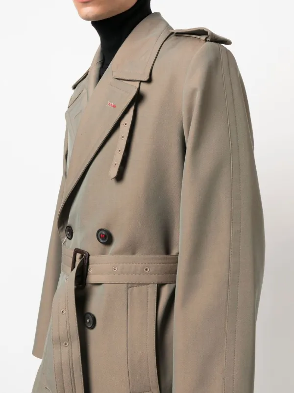 Burberry Double-breasted Wool Tailored Coat - Farfetch