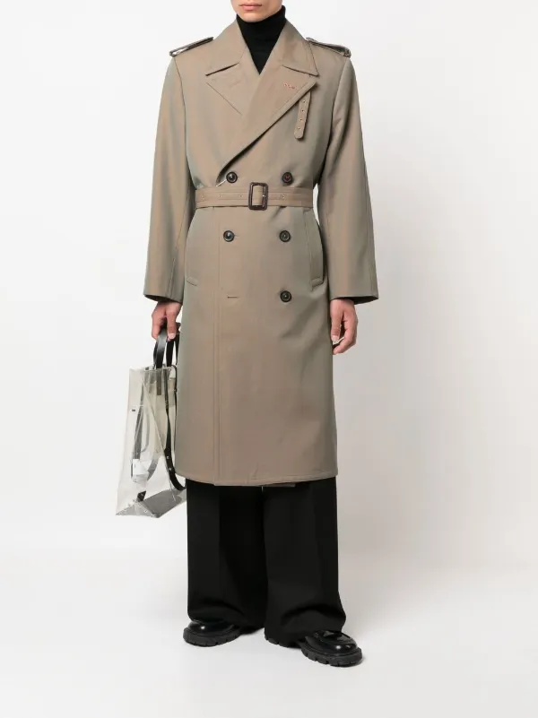 Maison Margiela double-breasted Wool Trench Coat - Farfetch