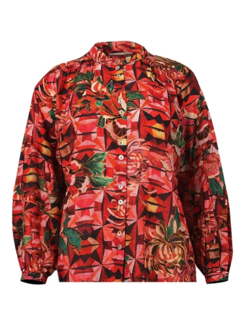 Chufy floral-print long-sleeve shirt 