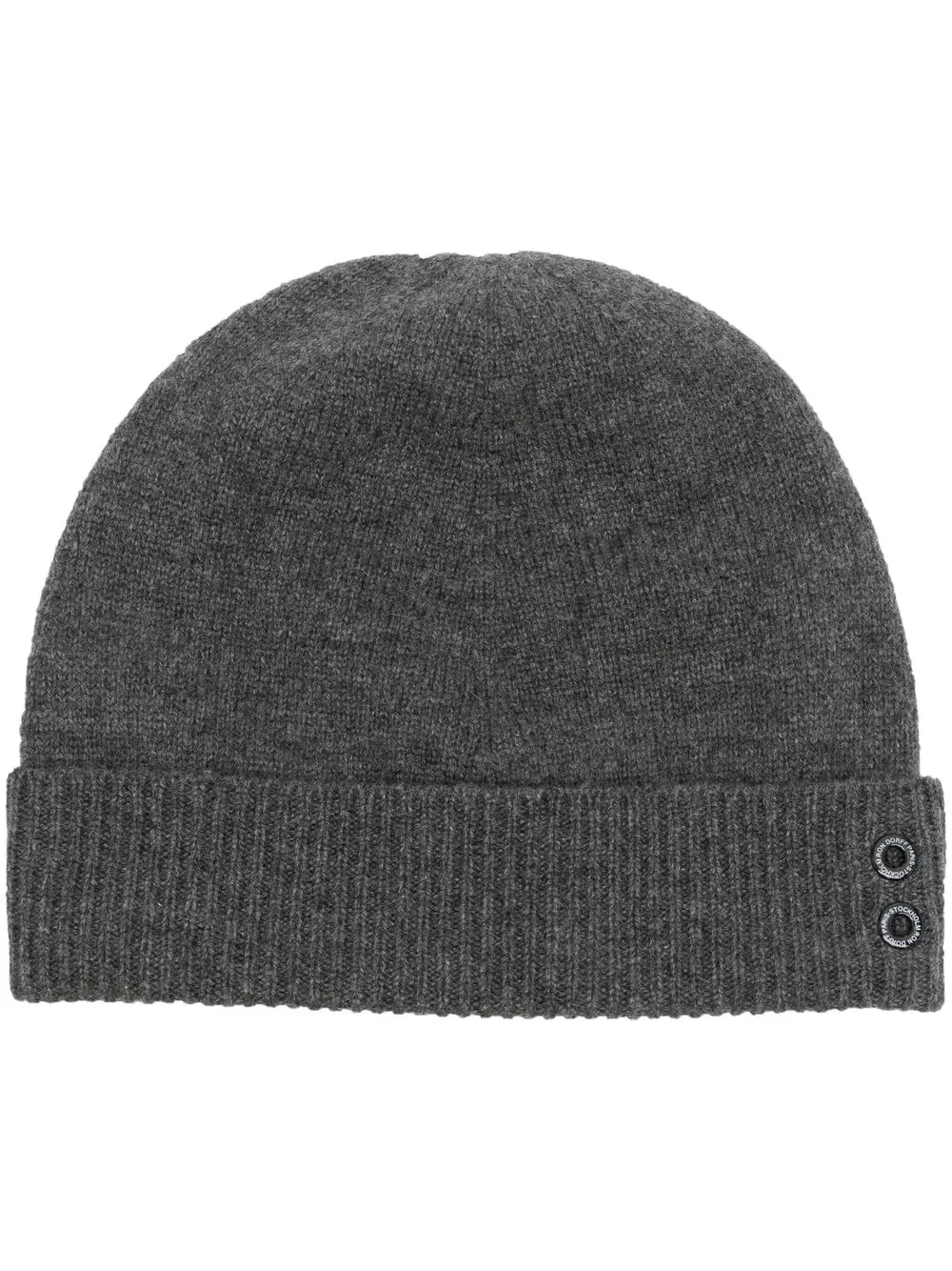 

Ron Dorff cashmere eyelet-detail beanie - Grey