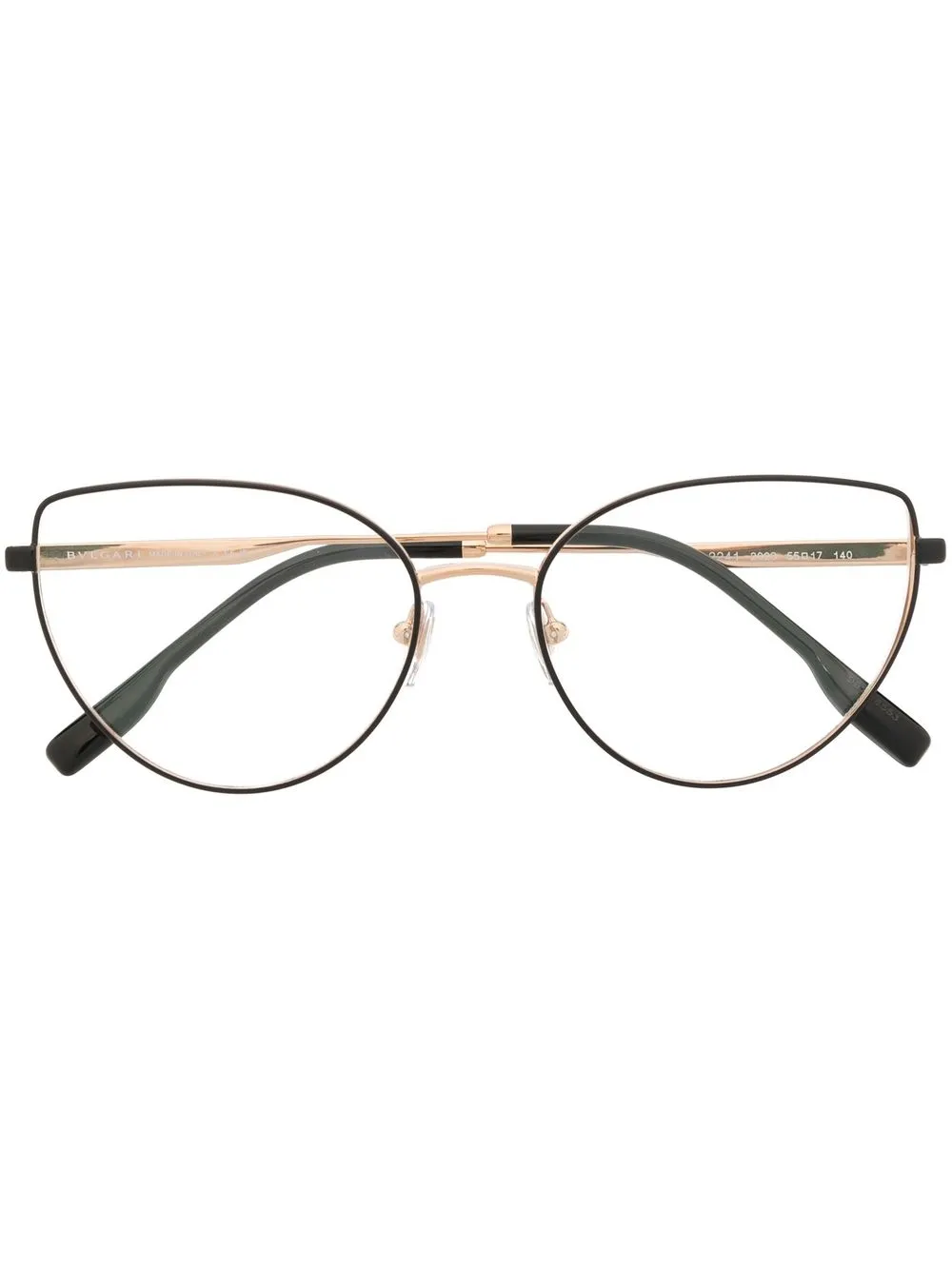 

Bvlgari lentes con armazón cat eye - Negro