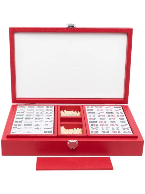 Hector Saxe Mah-jong leather game set