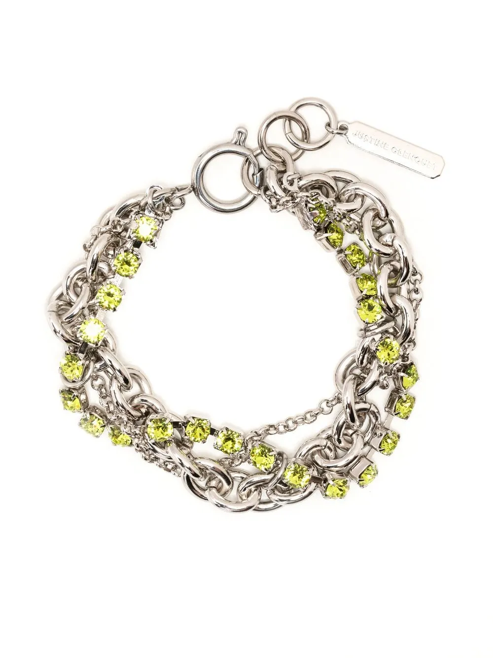 

Justine Clenquet Colin twisted chain bracelet - Silver