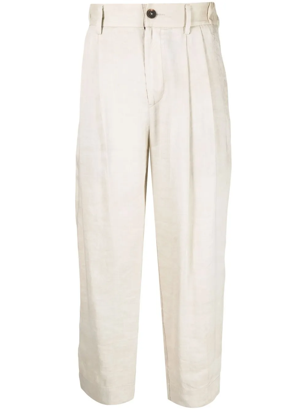 

Ziggy Chen pantalones ajustados capri - Blanco