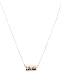 APM Monaco Je T'aime Morse Code necklace - Silver
