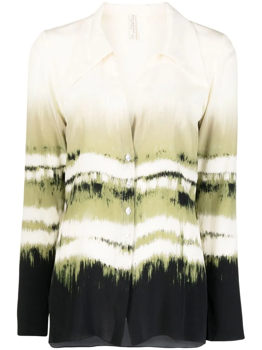 

BEC + BRIDGE blusa Riptide tie dye - Verde