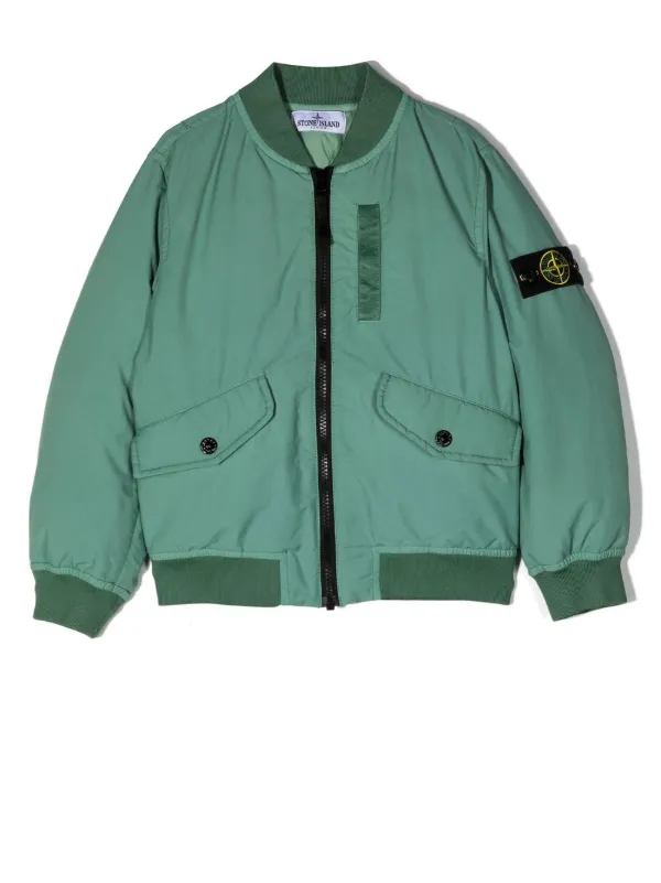Stone Island Junior logo-patch Sleeve 