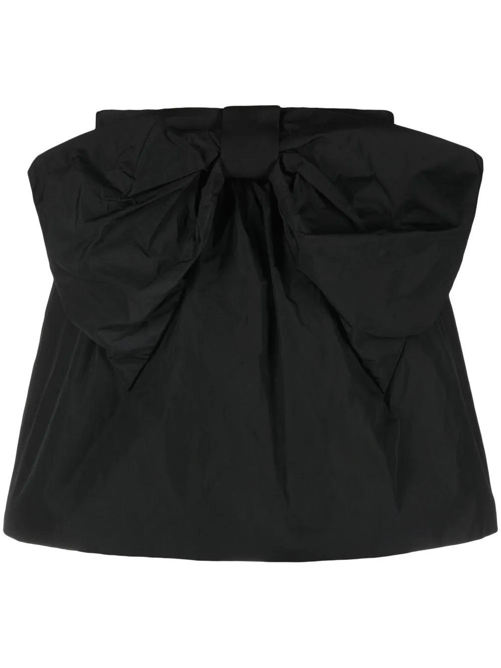 

RED Valentino bow-detail taffeta mini skirt - Black