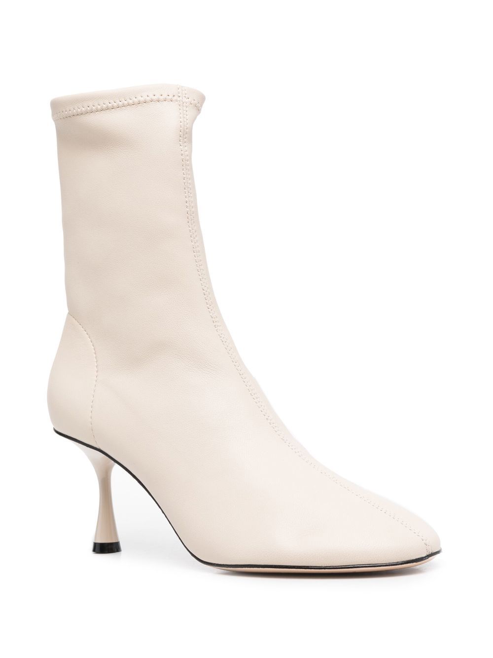Shop Studio Amelia Ankle-length 70mm Boots In Neutrals