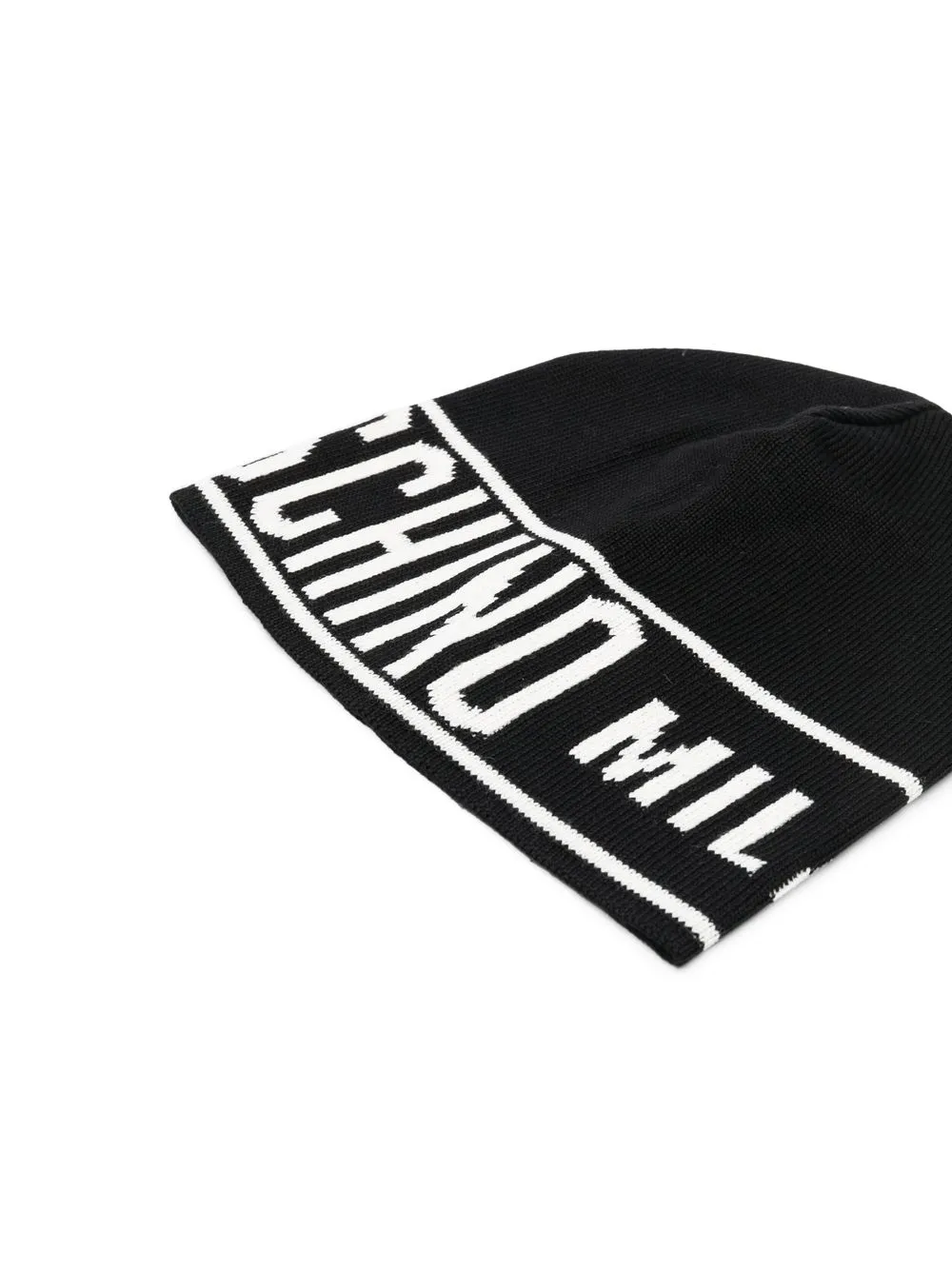 Moschino ribbed knit two-tone design hat | Women | Image 2