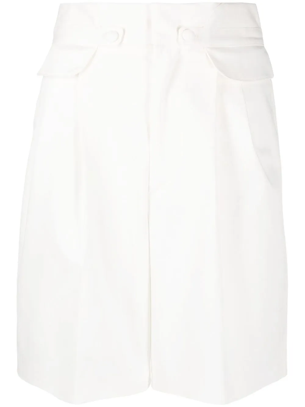 

RED Valentino high-waist tailored shorts - Neutrals