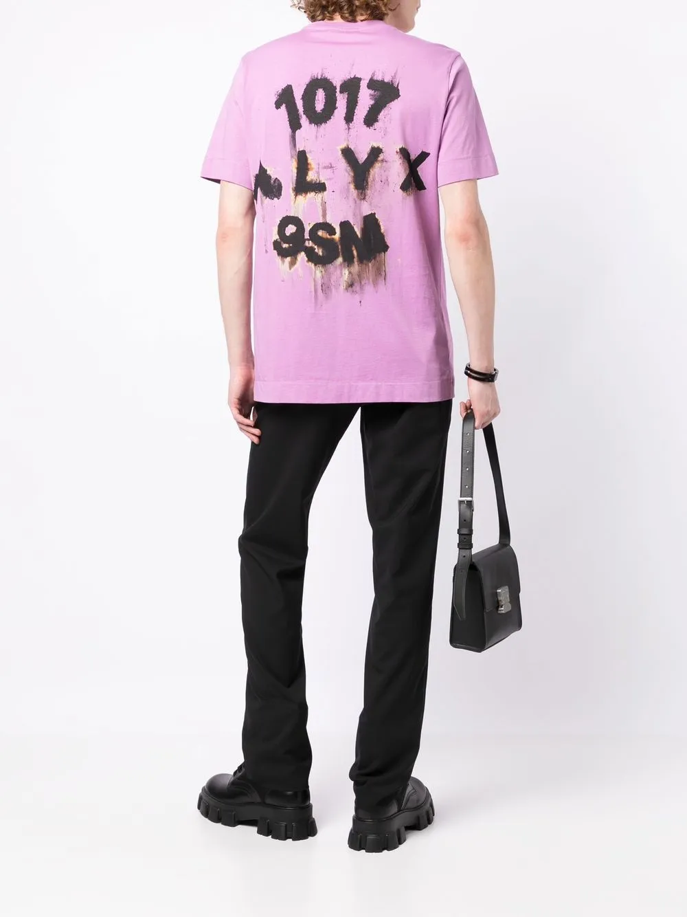1017 ALYX 9SM T-shirt met logoprint - Paars