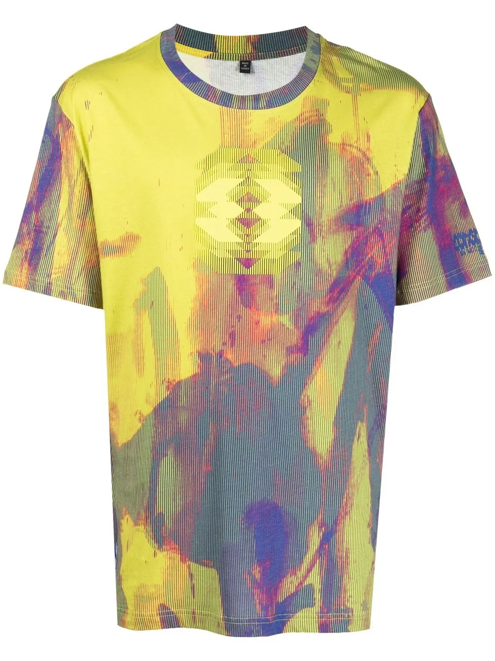 

MCQ playera con estampado abstracto - Amarillo