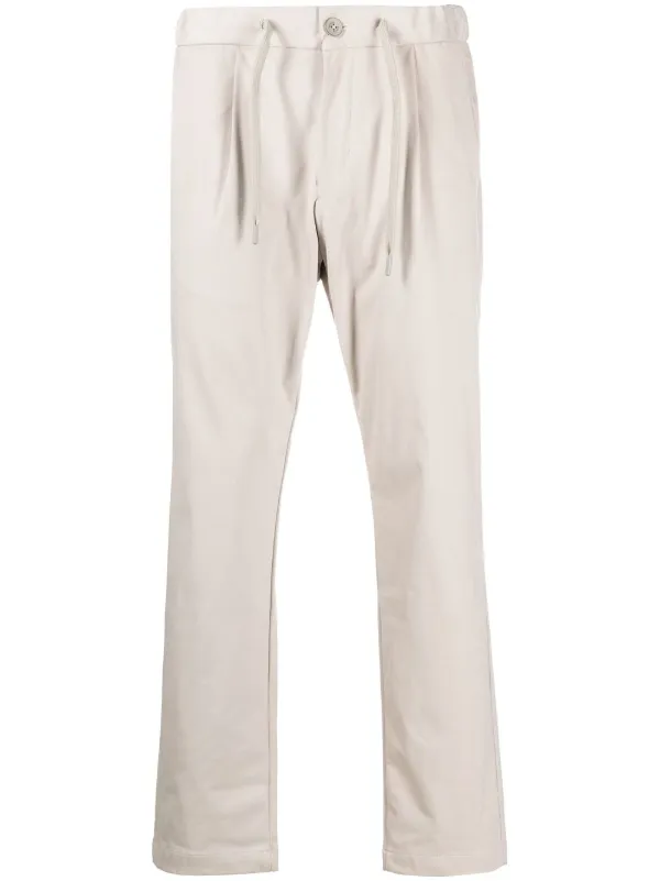 HERNO ドローストリングストレートレッグパンツ 【関税込】 Herno ドローストリング ストレートパンツ | ブルー | FARFETCH JP