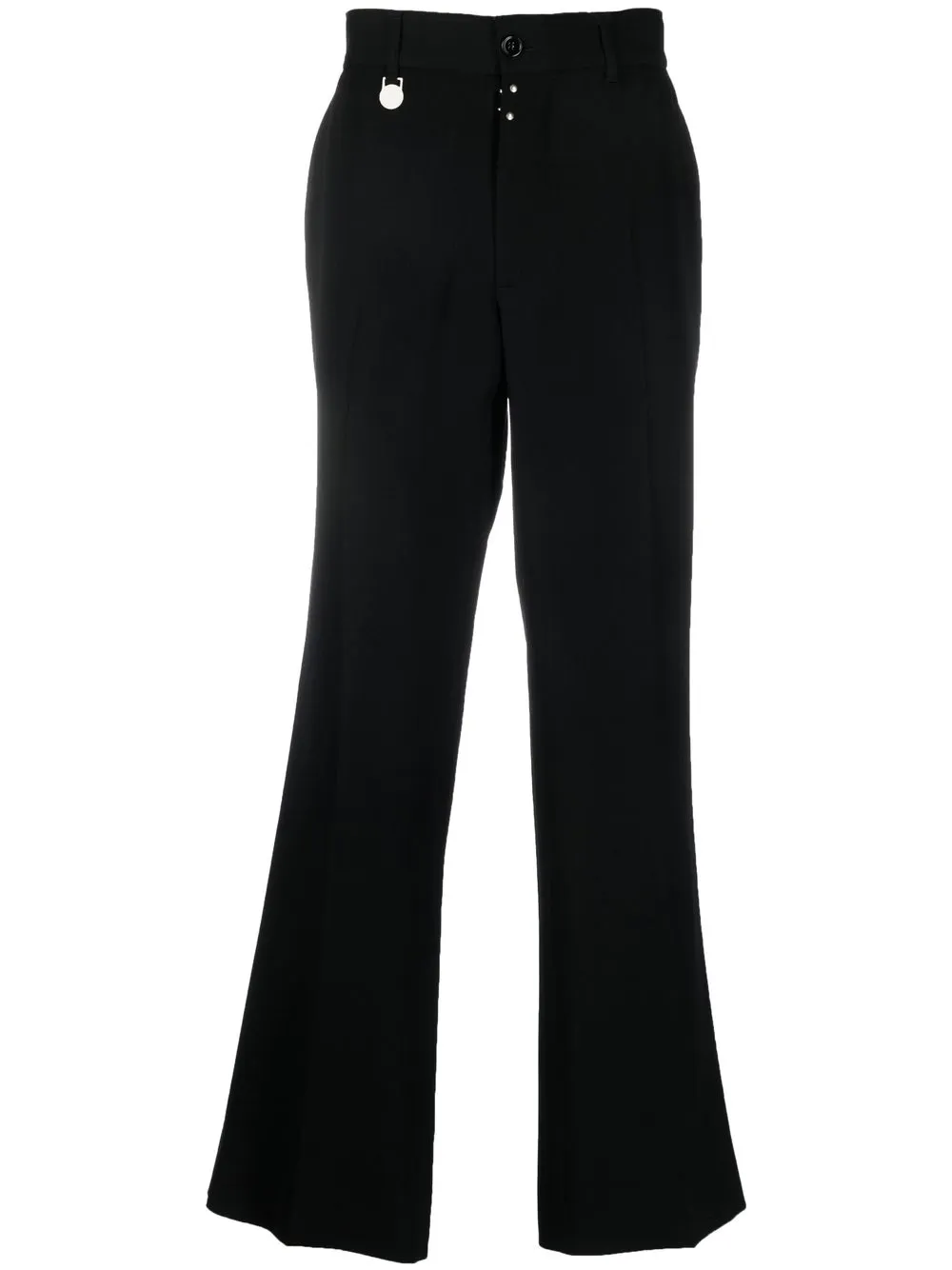 

MM6 Maison Margiela wide-leg virgin-wool blend trousers - Black