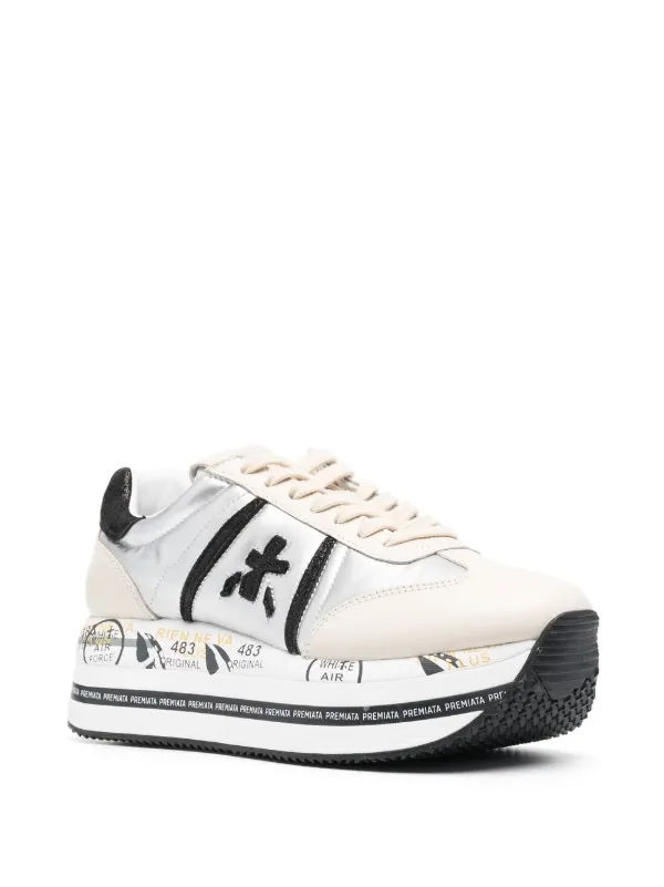 Premiata platform sneakers hotsell