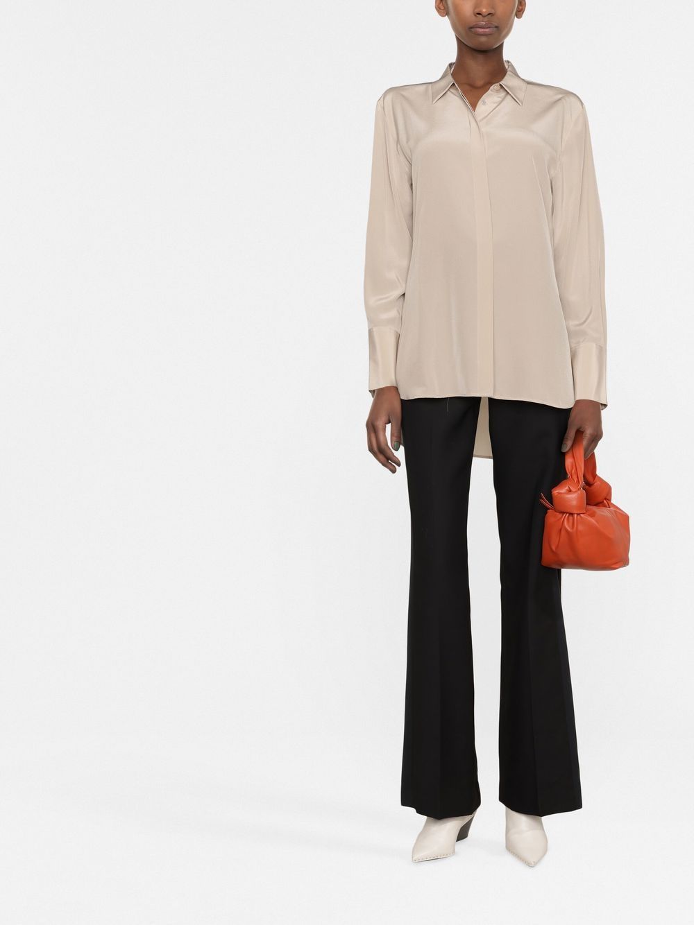 JOSEPH Zijden blouse - Beige