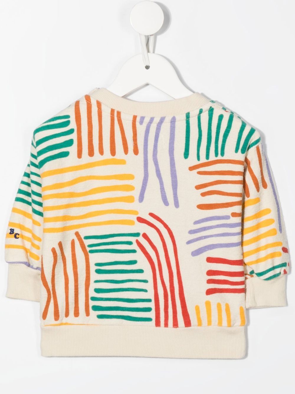 Bobo Choses Sweater met abstracte print - Beige