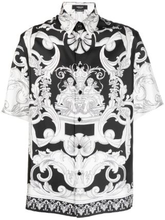 Versace Silk Baroque-print Shirt - Farfetch