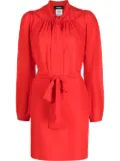 DSQUARED2 pussy-bow silk mini dress