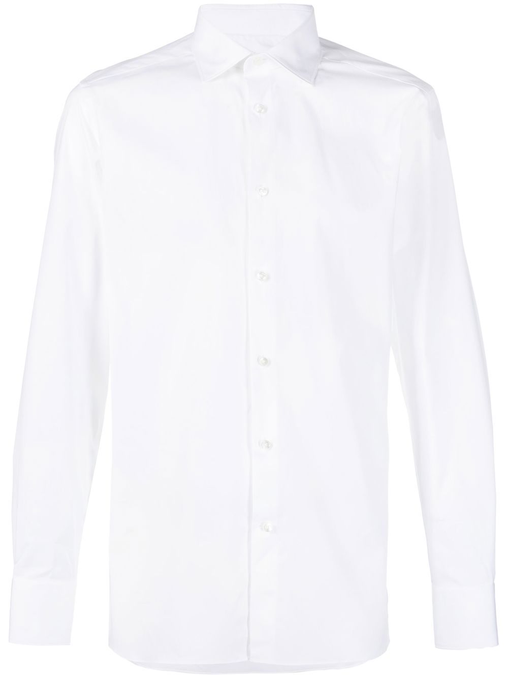 

Zegna camisa Classic manga larga - Blanco