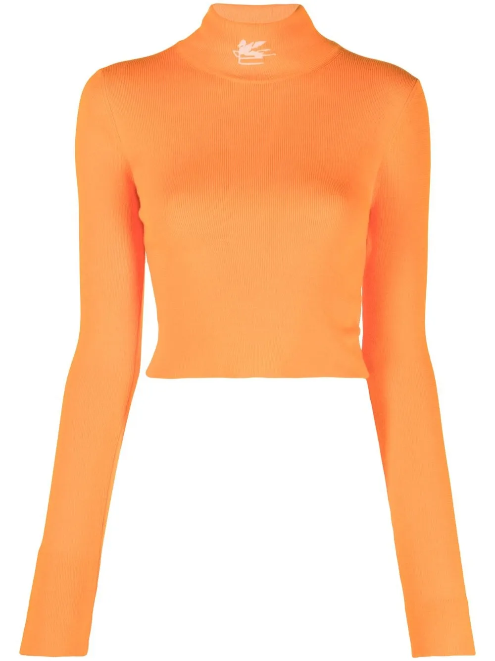 

ETRO top corto tejido - Naranja