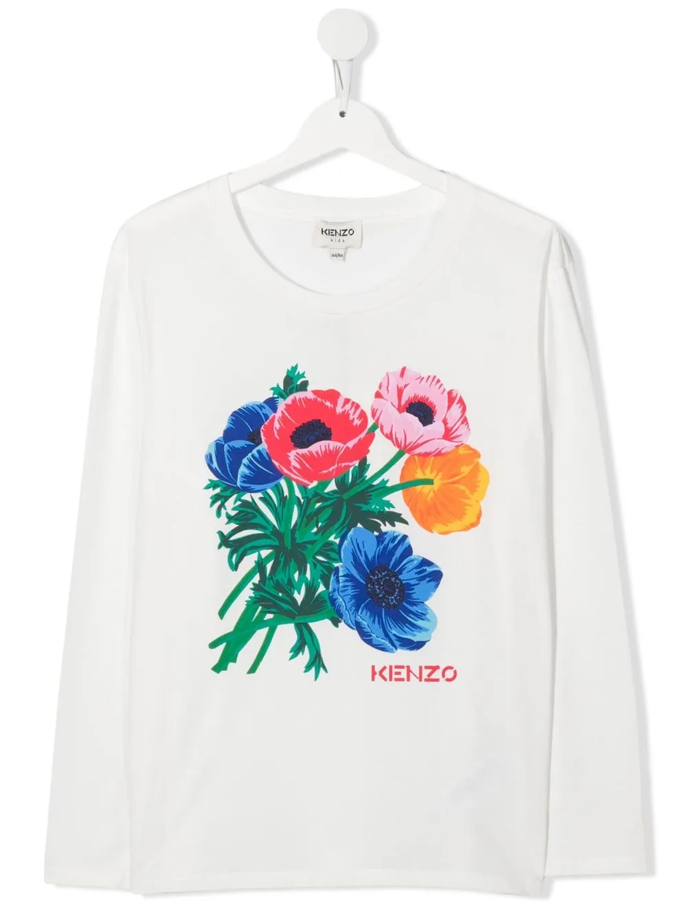 

Kenzo Kids TEEN floral-print T-shirt - Neutrals