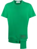 AMBUSH logo-patch waist-pocket T-shirt - AMAZON SEA FOAM